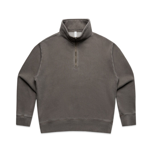 Wo's Relax Faded Half Zip – Hoodie - Faded Grey