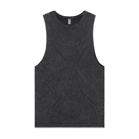 Stone Wash Barnard Tank – Tank Top - Black Stone