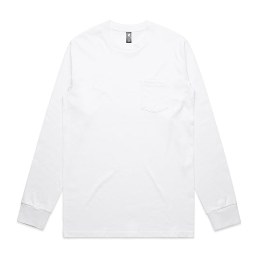 Classic Pocket L/S Tee – Long Sleeve Tee - White