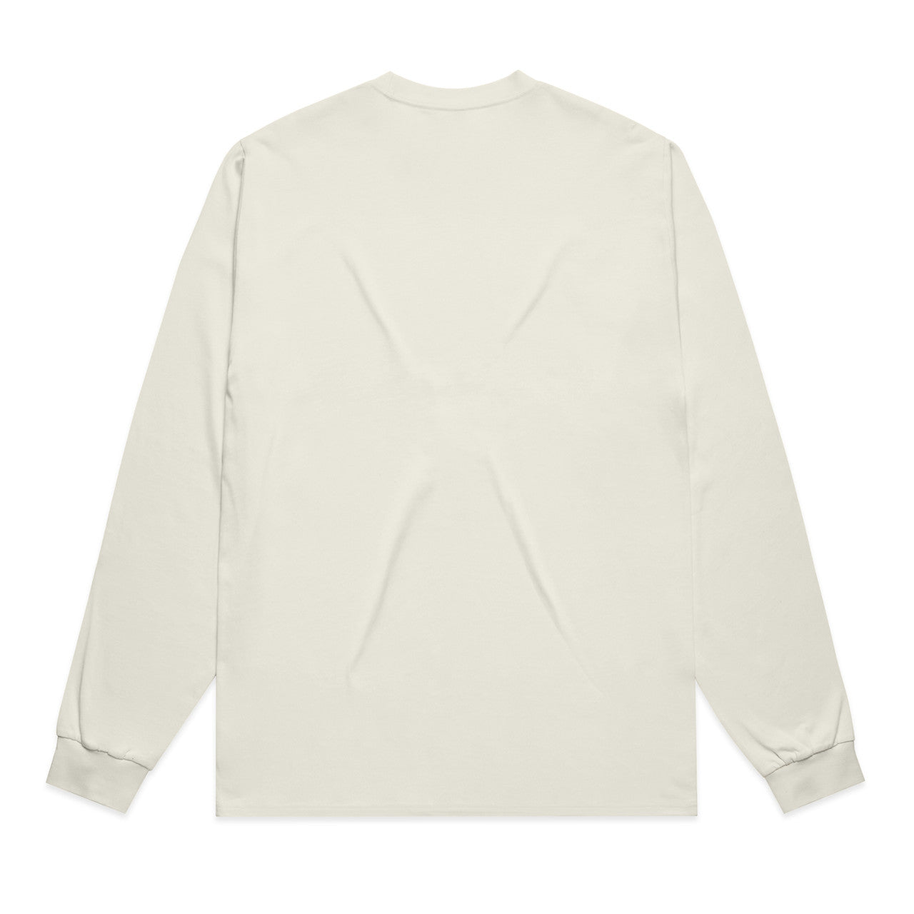 Heavy L/S Tee – Long Sleeve Tee - ECRU - BACK