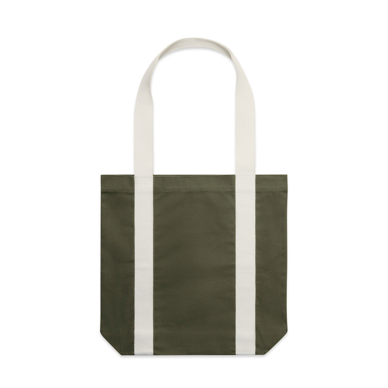 Two-Tone Carrie Tote – Bag - Army/Cream