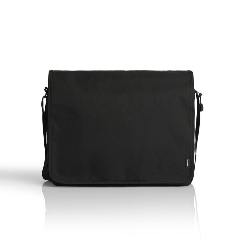 Recycled Messenger Bag - Black
