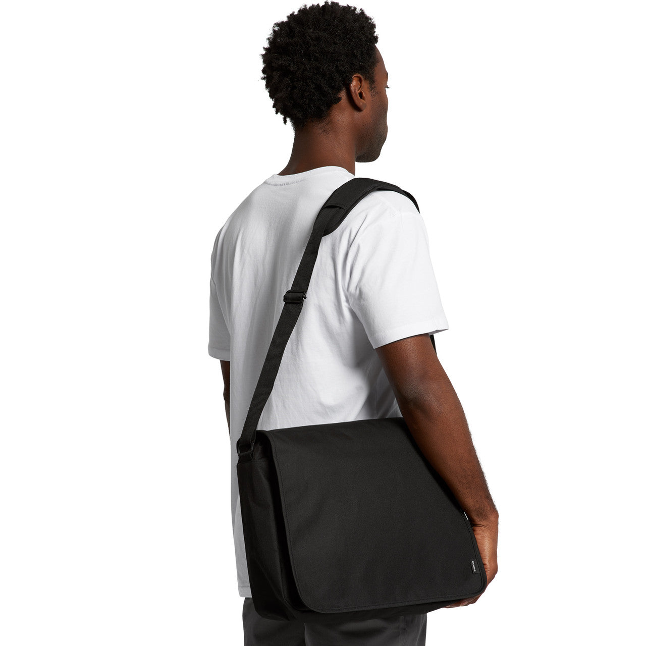 Recycled Messenger Bag - FRONT