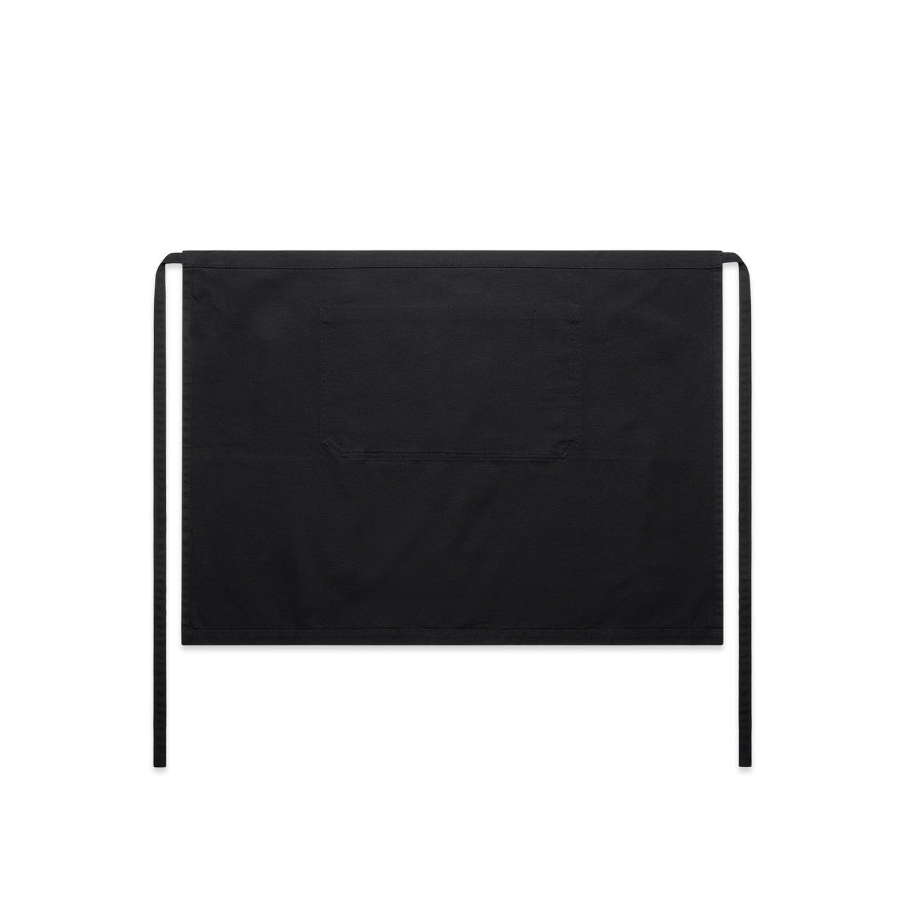 Canvas Half Apron - BLACK - BACK