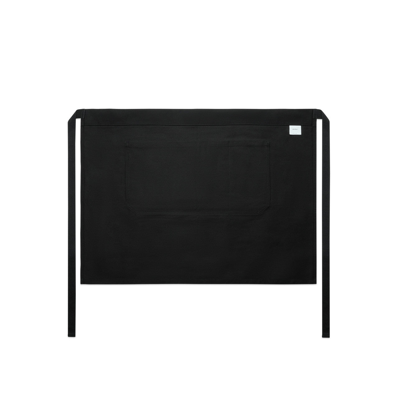 Carrie Half Apron - BLACK - BACK