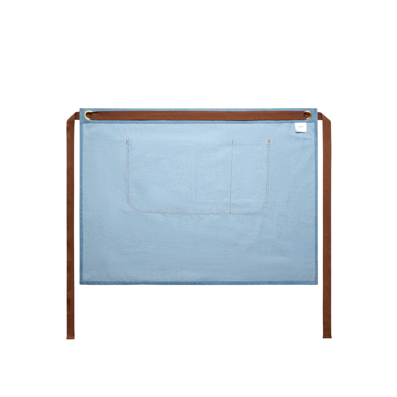Denim Half Apron - DENIM - BACK