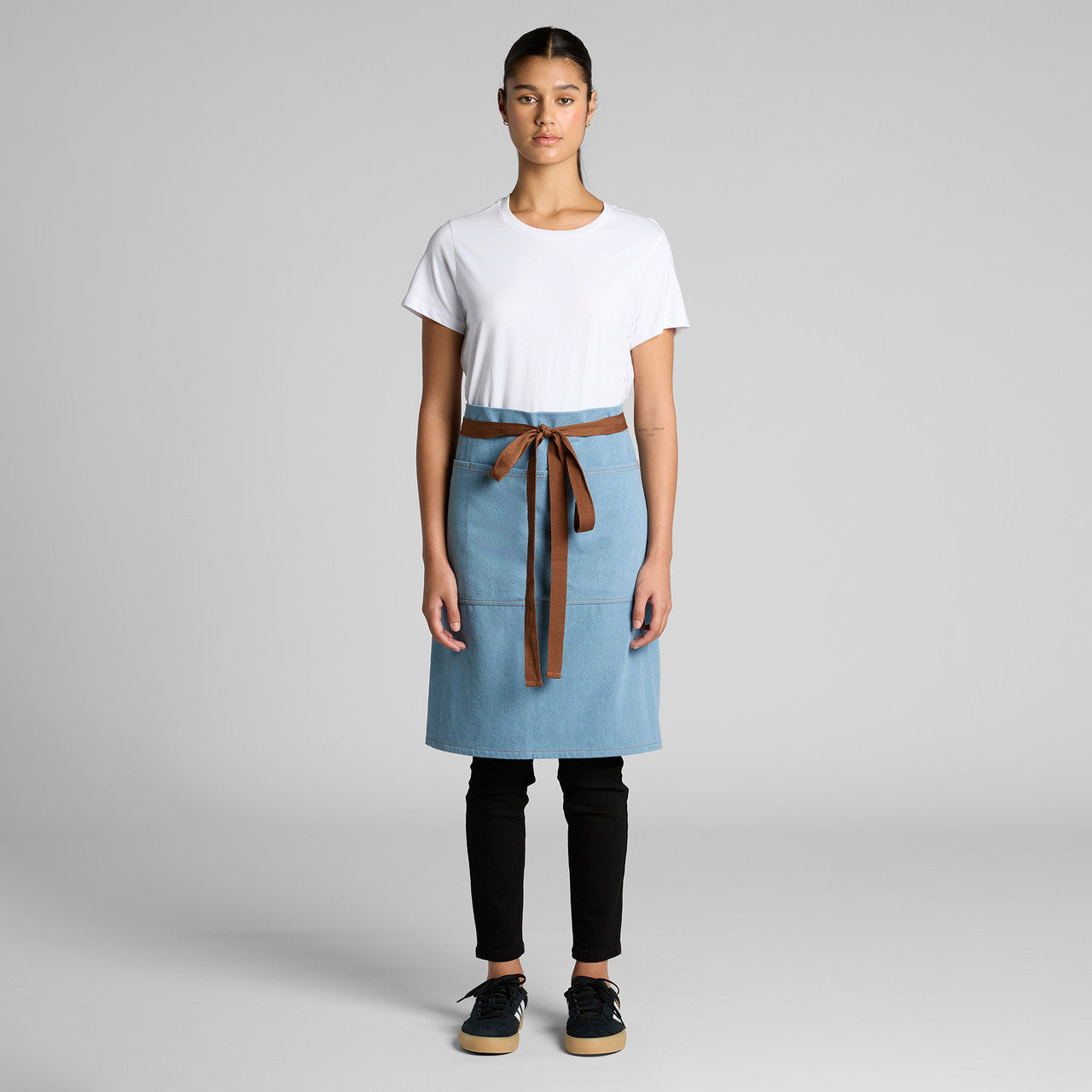Denim Half Apron - MAIN