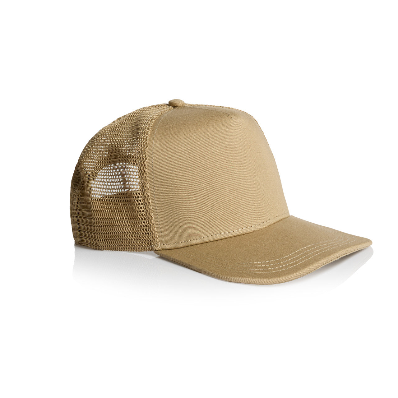 Stock Trucker Cap - KHAKI - SIDE