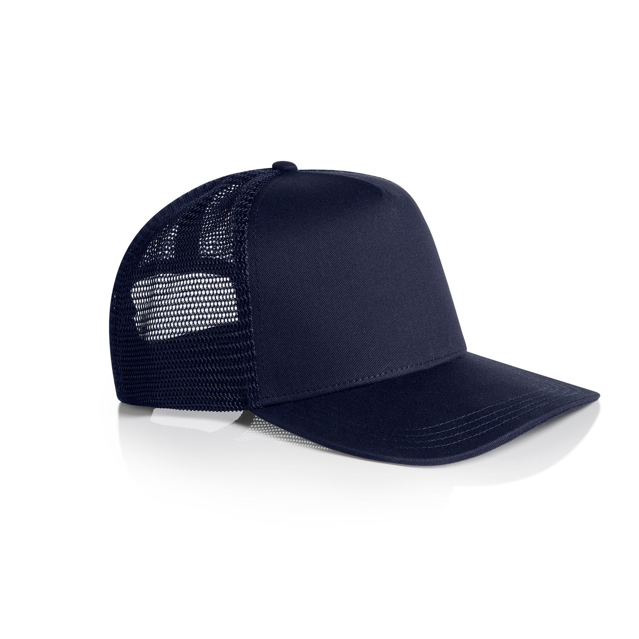 Stock Trucker Cap - NAVY - SIDE