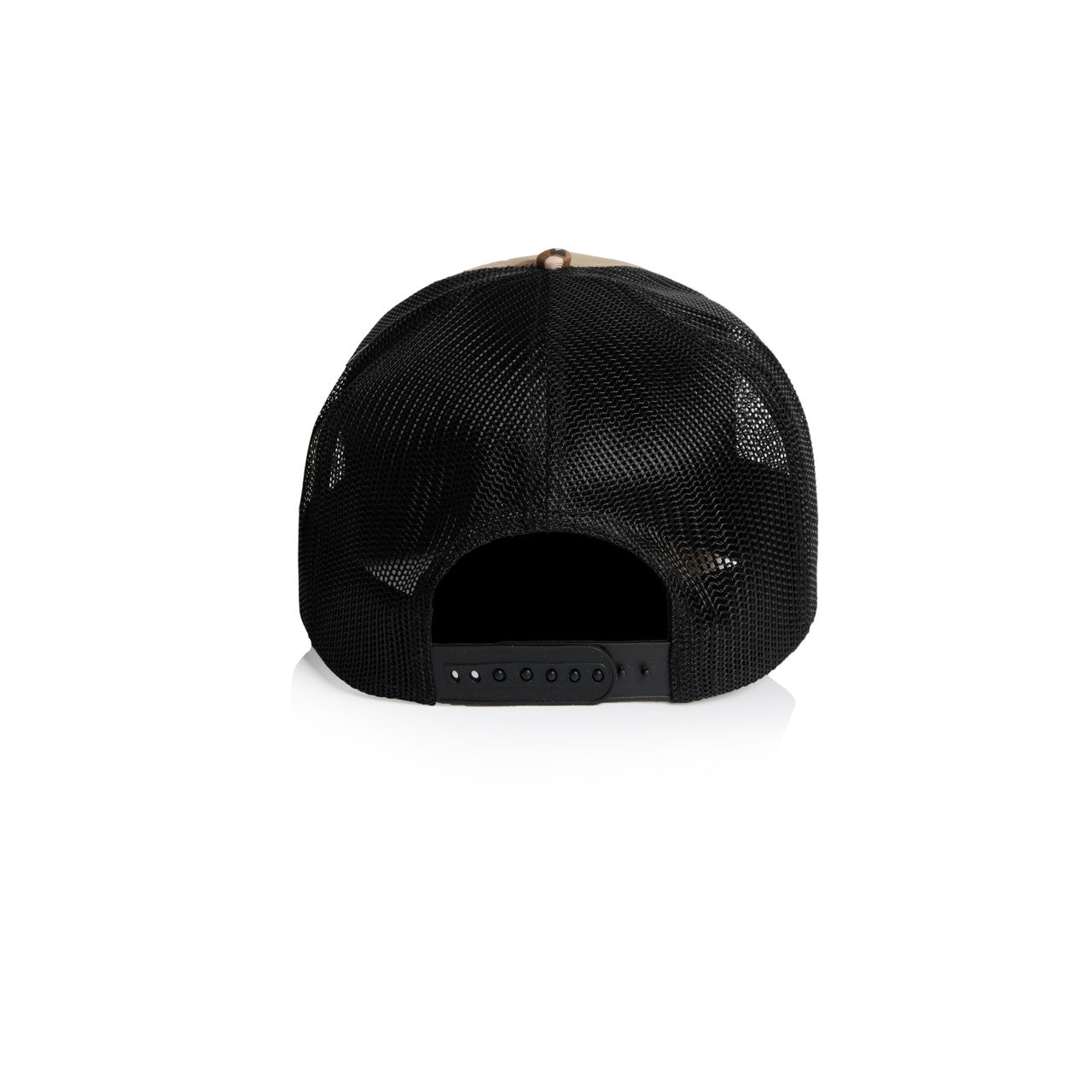 Stock Contrast Camo Trucker – Cap - DESERT CAMO/BLACK - BACK