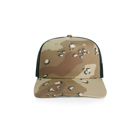 Stock Contrast Camo Trucker – Cap - Desert Camo/Black