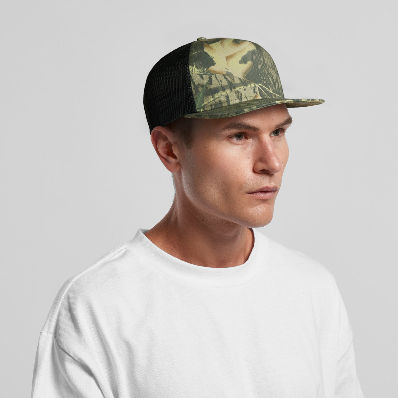 Stock Contrast Camo Trucker – Cap - MAIN