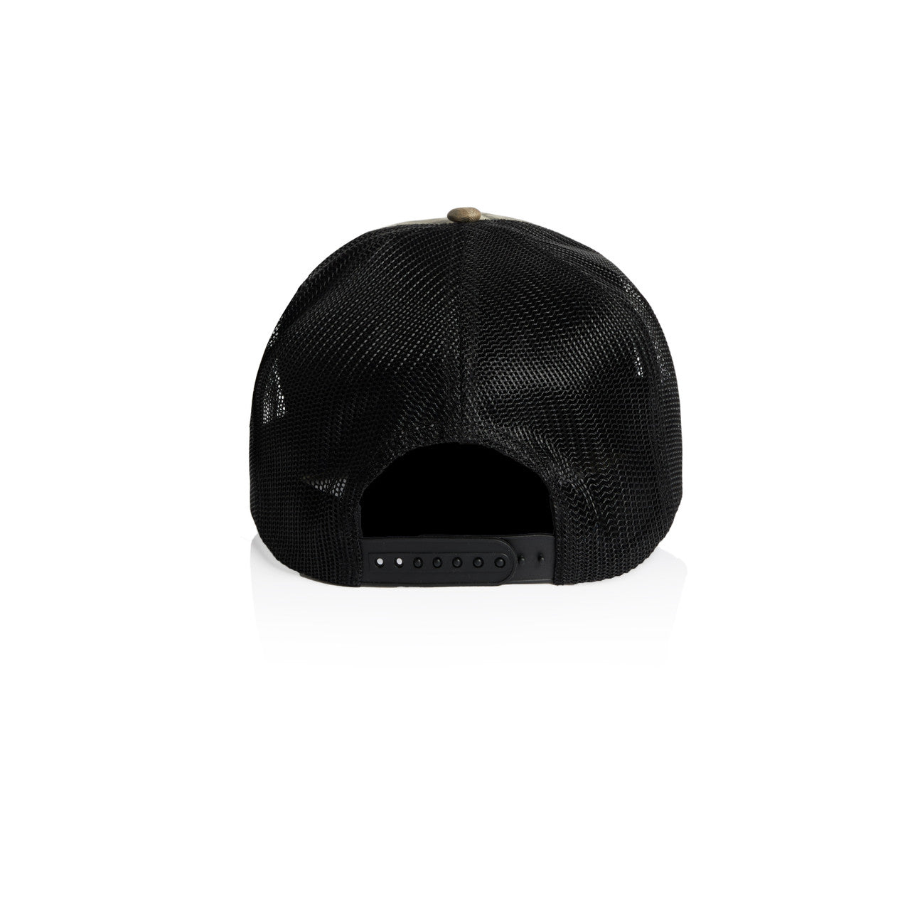 Stock Contrast Camo Trucker – Cap - TREE CAMO/BLACK - BACK