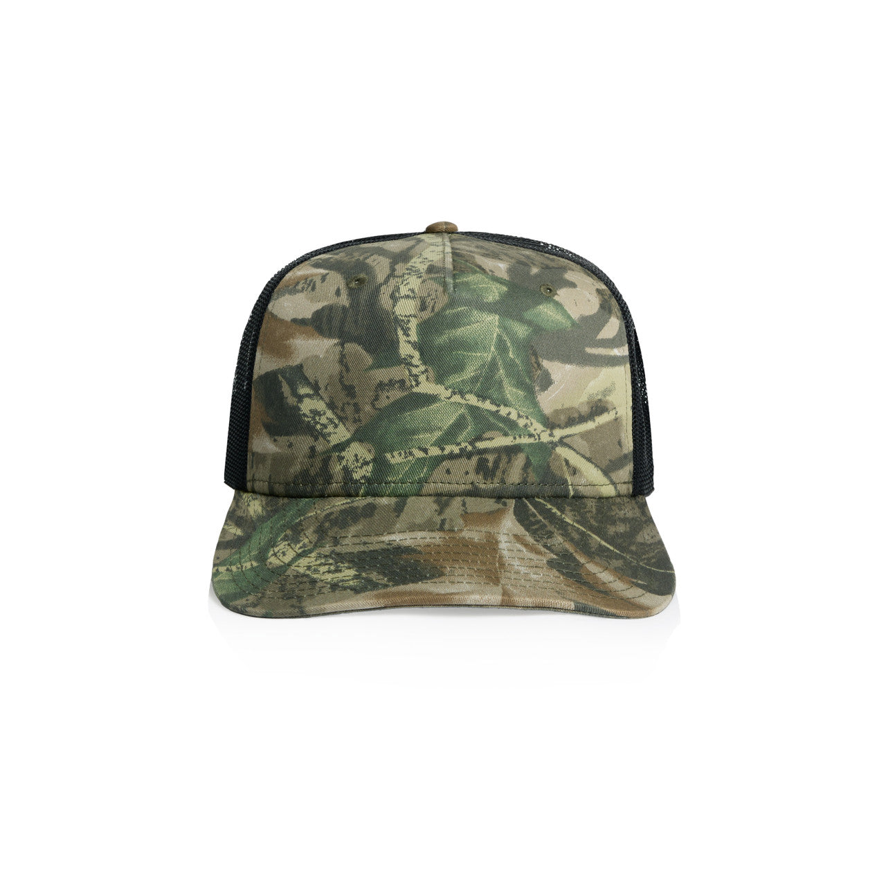 Stock Contrast Camo Trucker – Cap - Tree Camo/Black