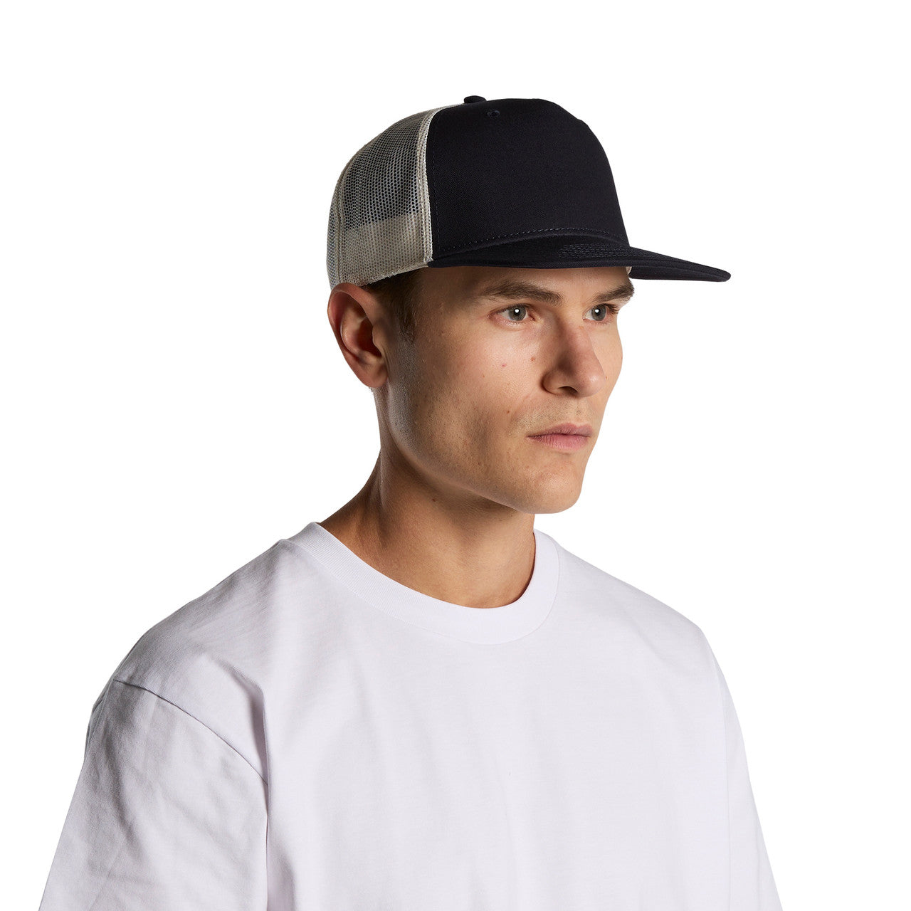 Stock Contrast Trucker – Cap - FRONT
