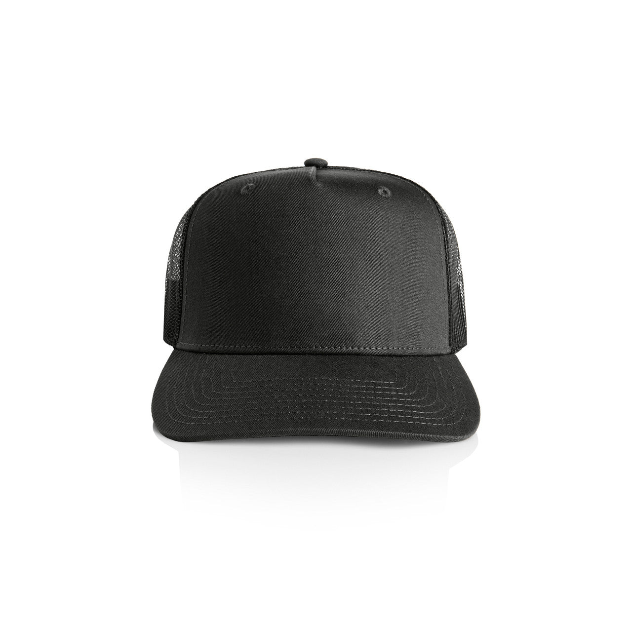 Stock Contrast Trucker – Cap - Coal/Black
