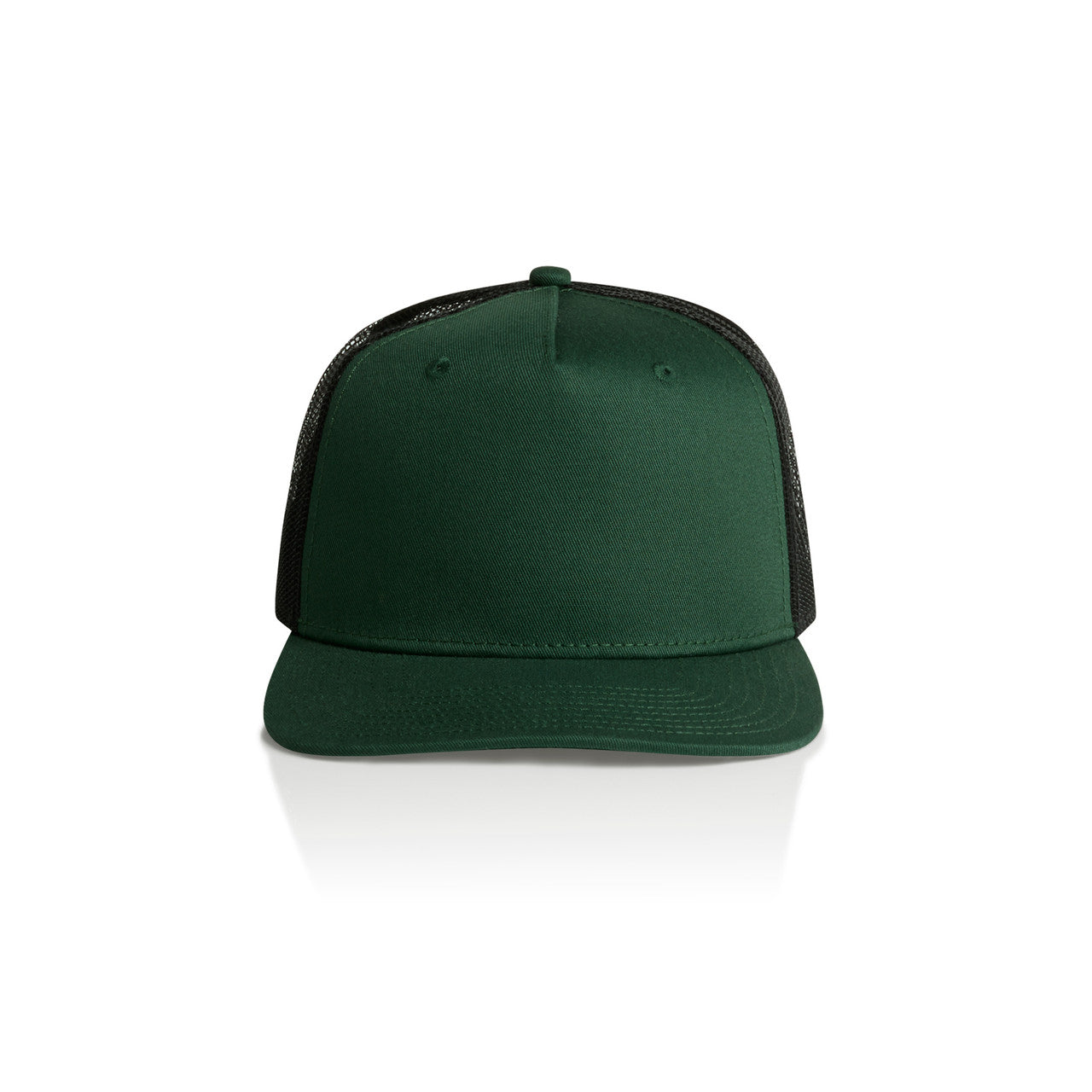 Stock Contrast Trucker – Cap - Forest Green/Black