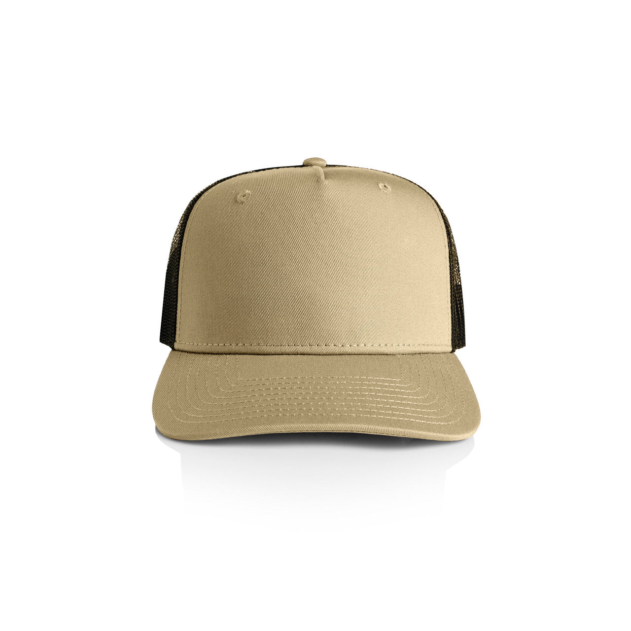 Stock Contrast Trucker – Cap - Khaki/Black