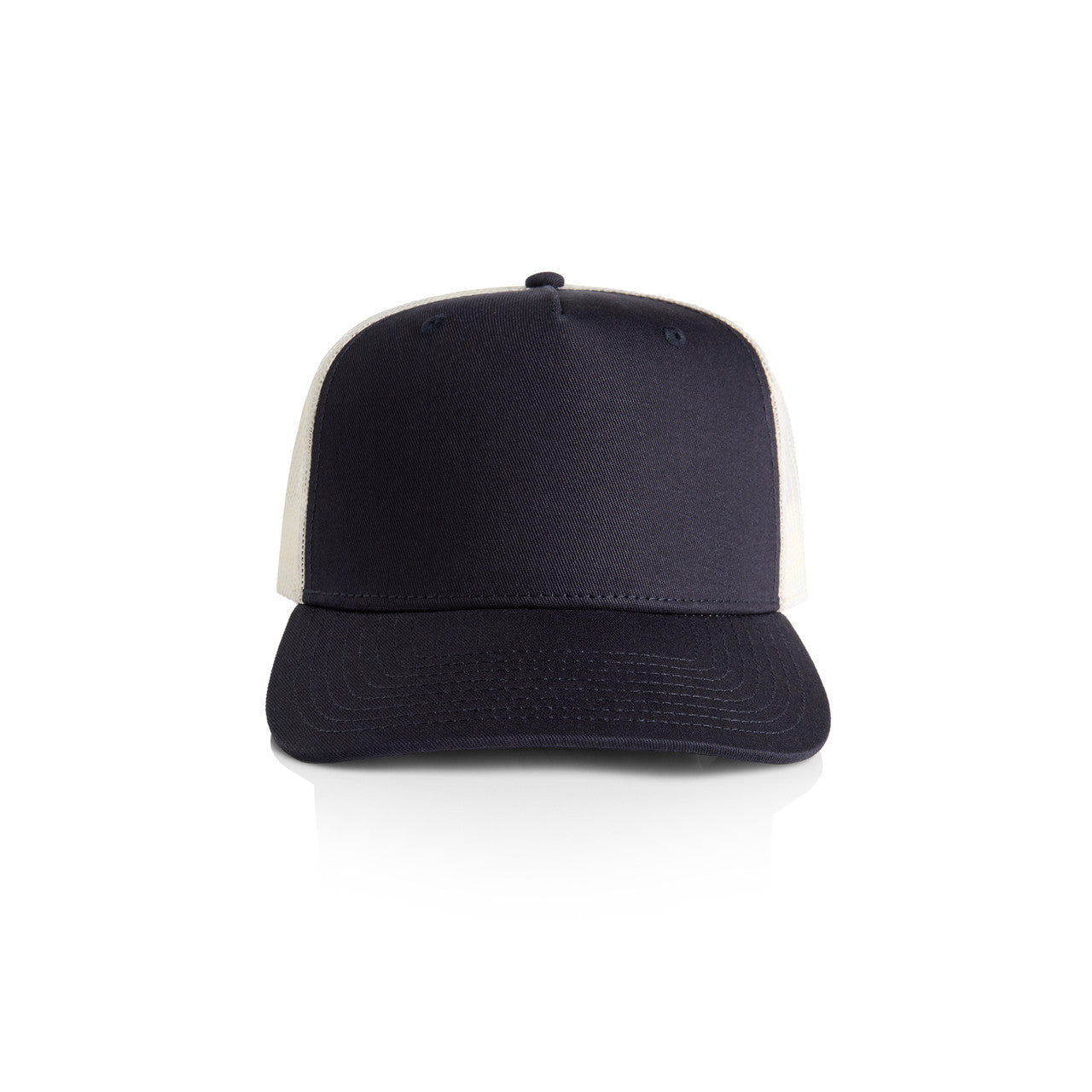 Stock Contrast Trucker – Cap - Navy/Ecru
