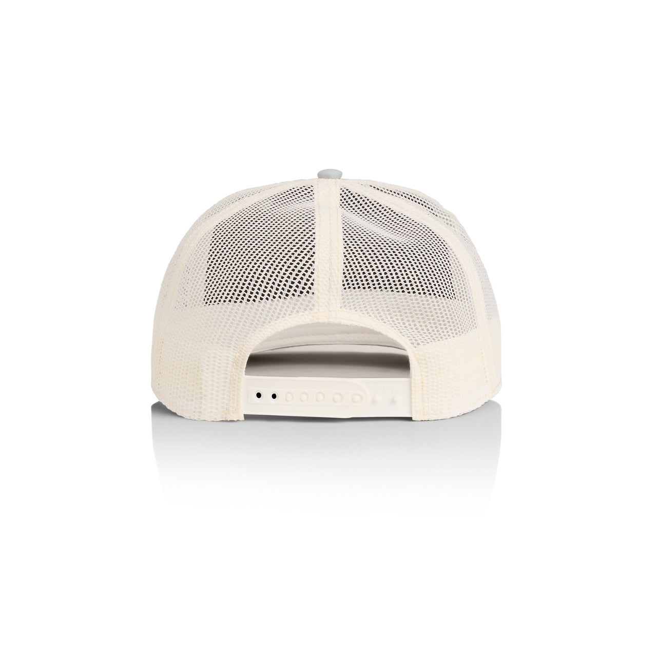 Stock Contrast Trucker – Cap - SMOKE/ECRU - BACK
