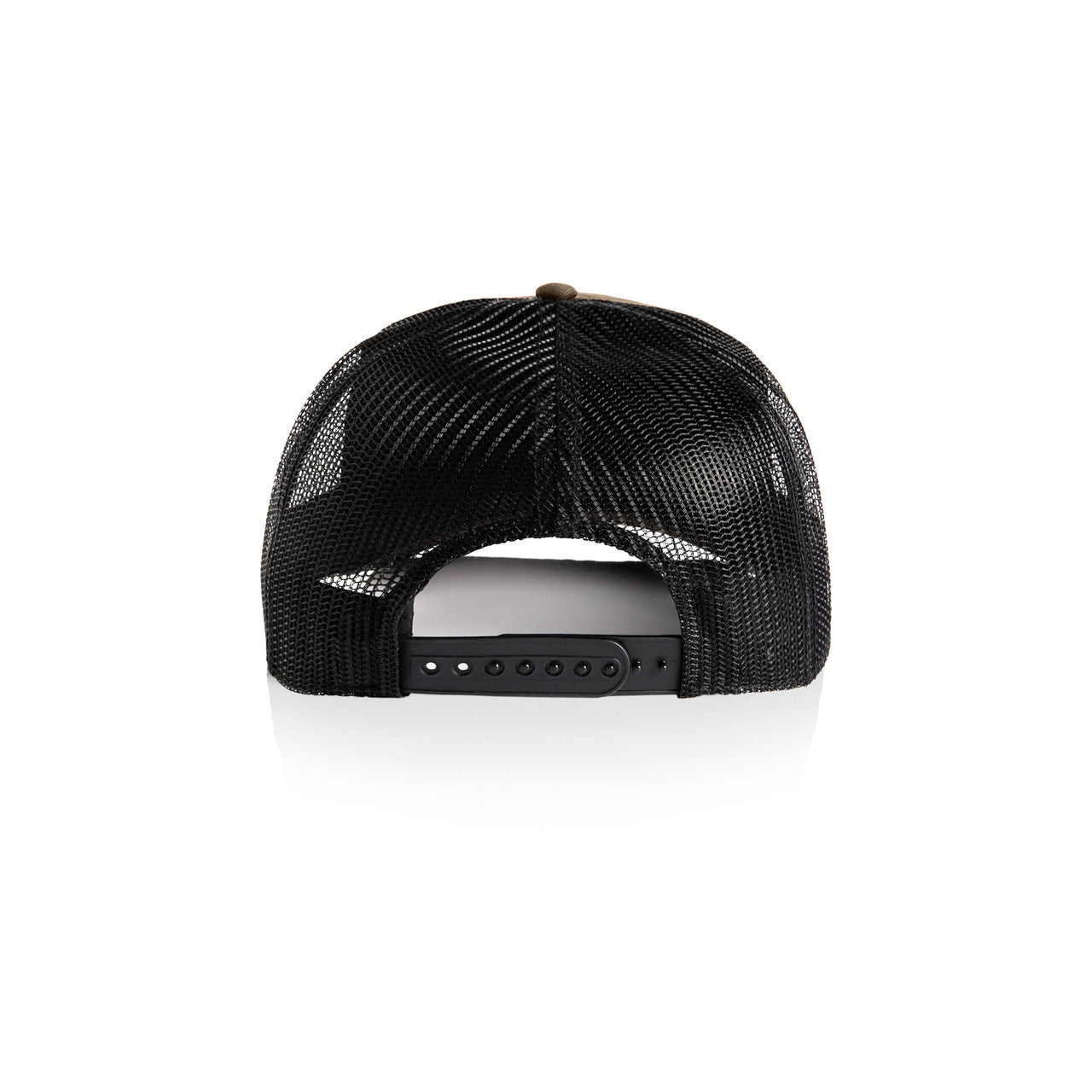 Stock Contrast Trucker – Cap - WALNUT/BLACK - BACK