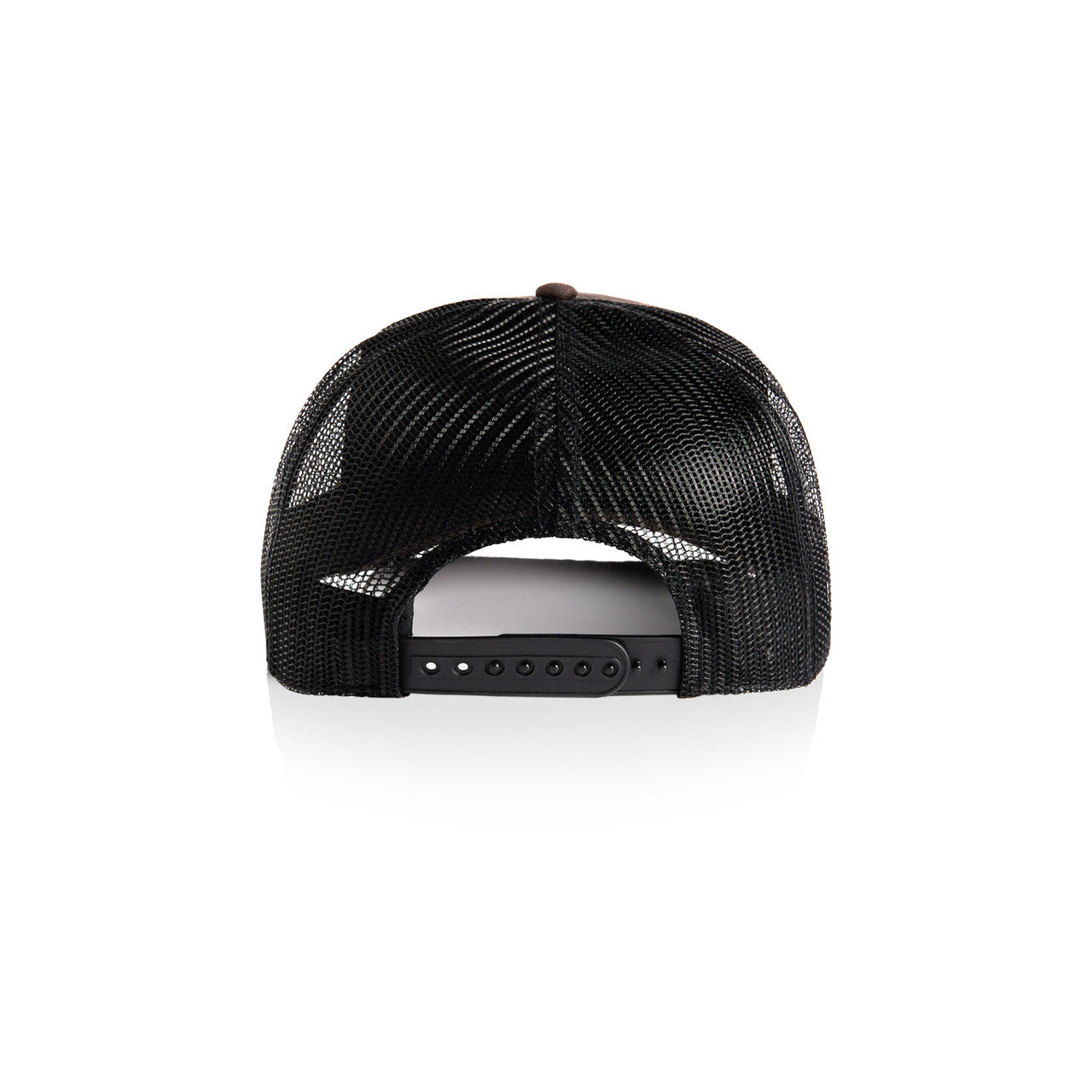 Stock Contrast Trucker – Cap - WALNUT/BLACK - BACK