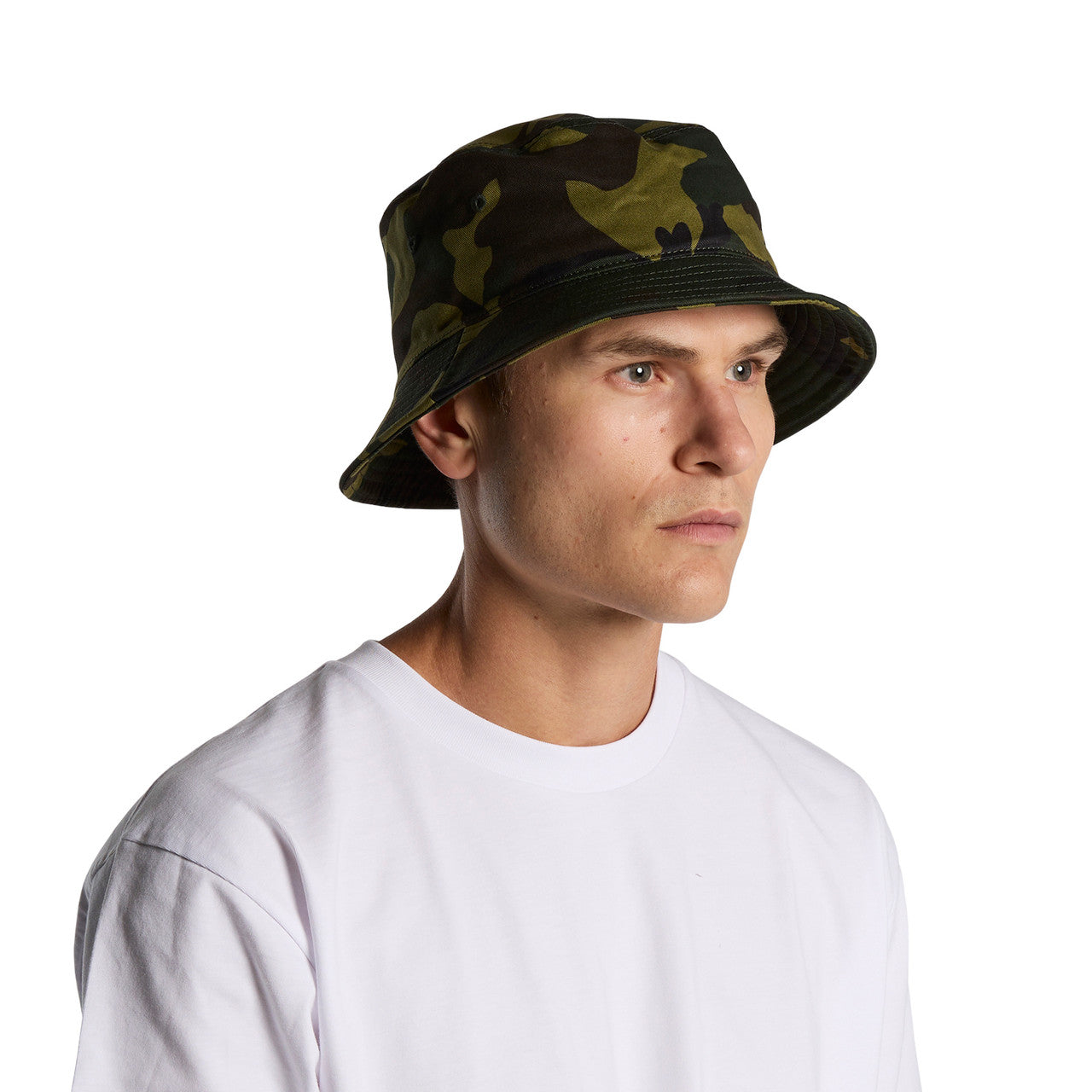 Camo Bucket Hat – Cap - FRONT