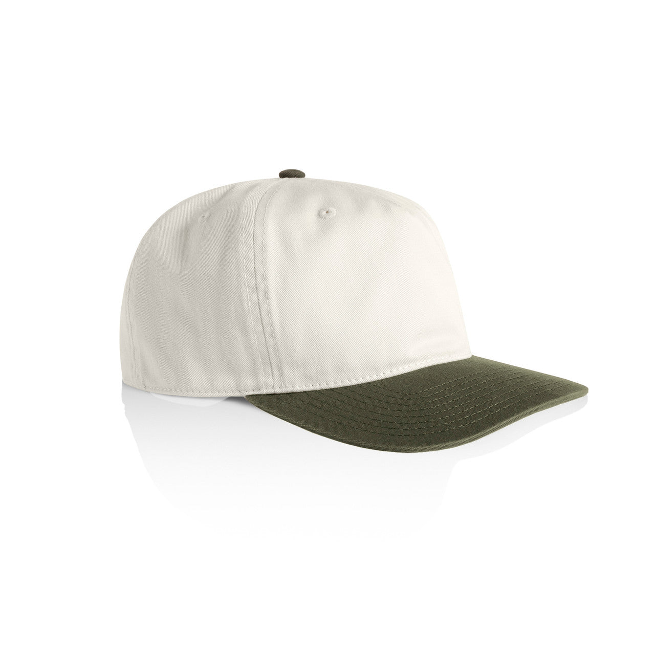 Class Two-Tone Cap - NATURAL/ARMY - SIDE