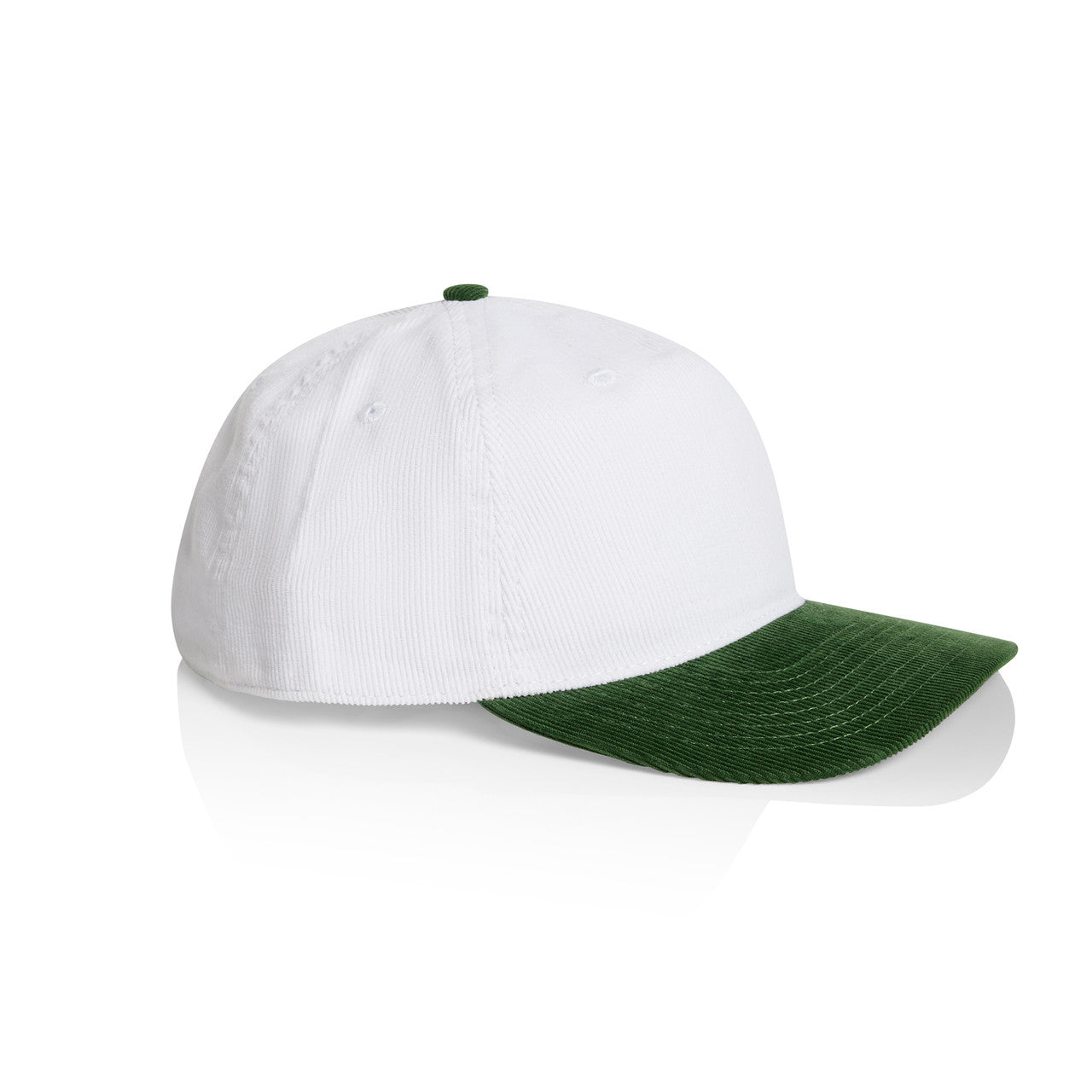 Class Cord Two-Tone Cap - WHITE_FOREST - SIDE