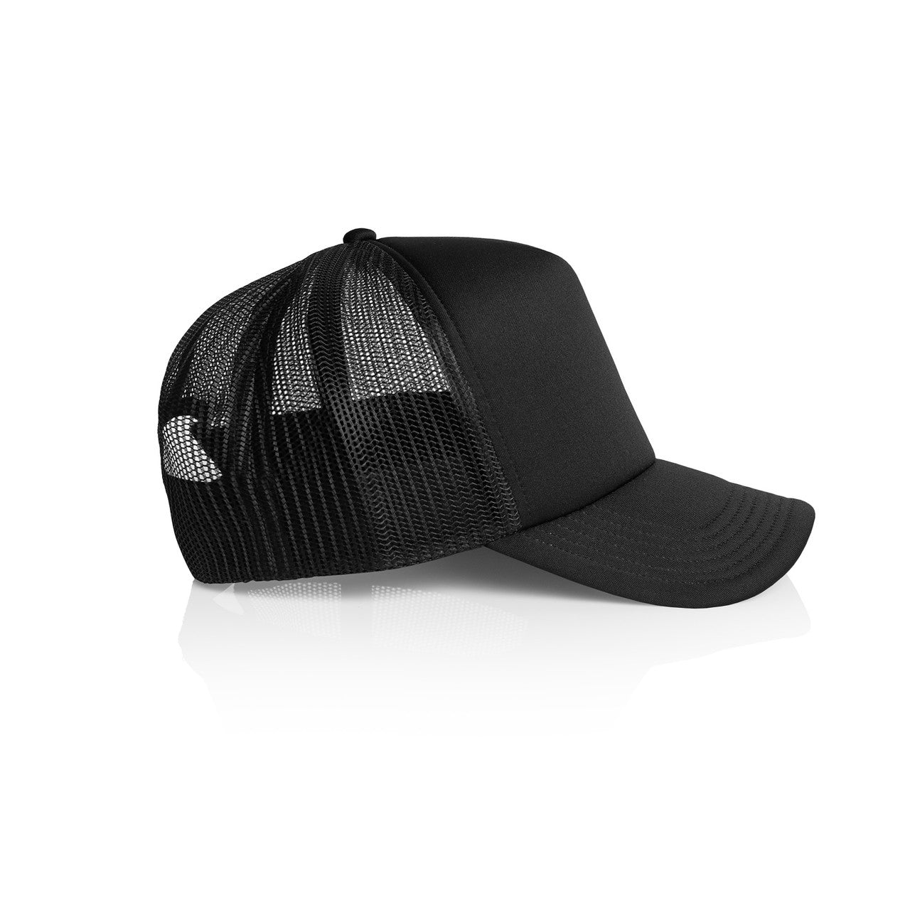 Frame Foam Trucker Cap - BLACK - SIDE