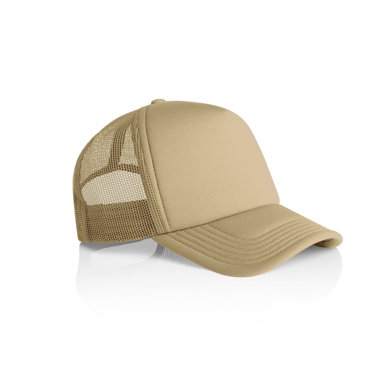 Frame Foam Trucker Cap - KHAKI - SIDE
