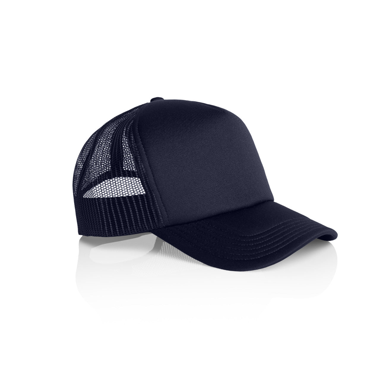 Frame Foam Trucker Cap - NAVY - SIDE