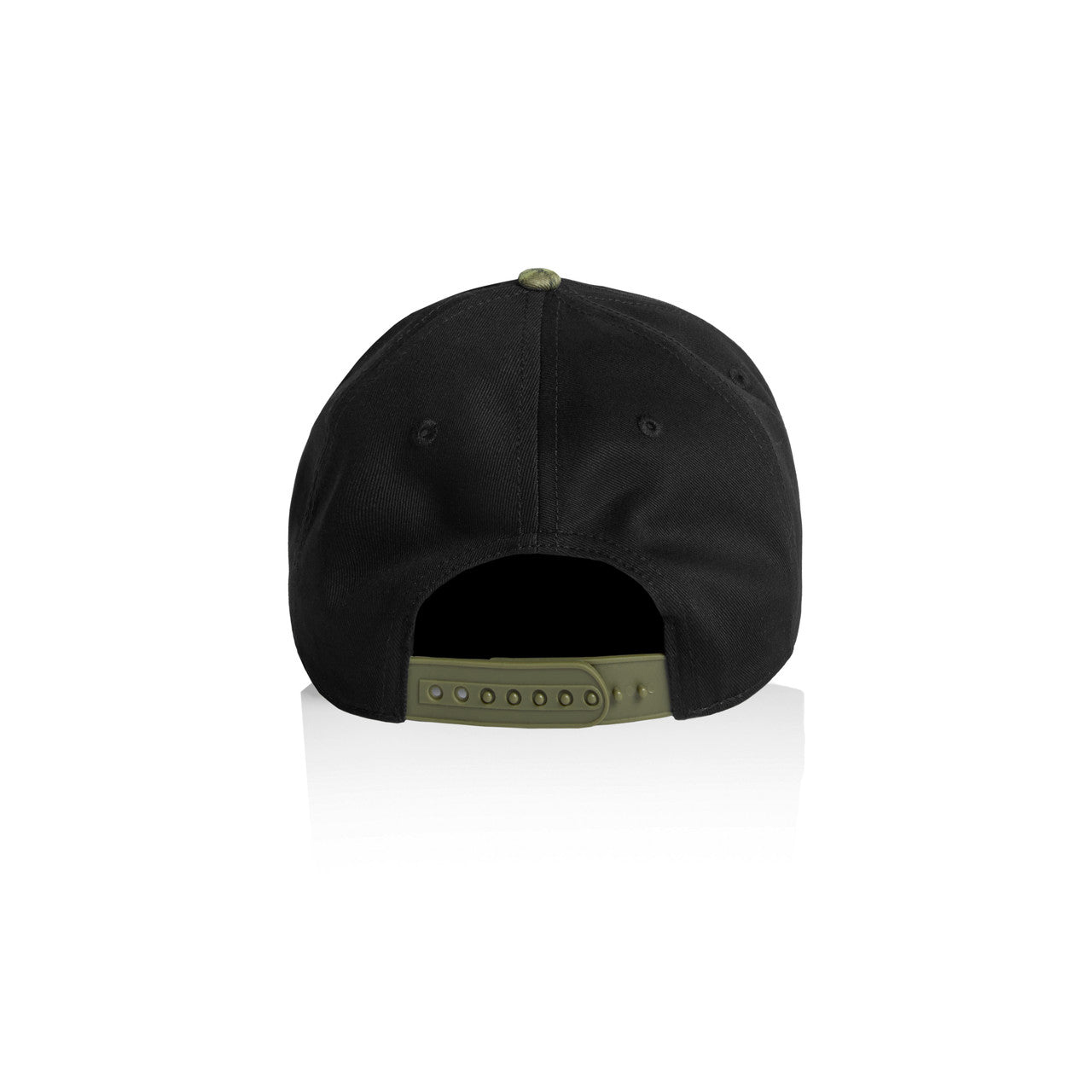 Frame Two-Tone Camo Cap - BLACK/TREE CAMO - BACK