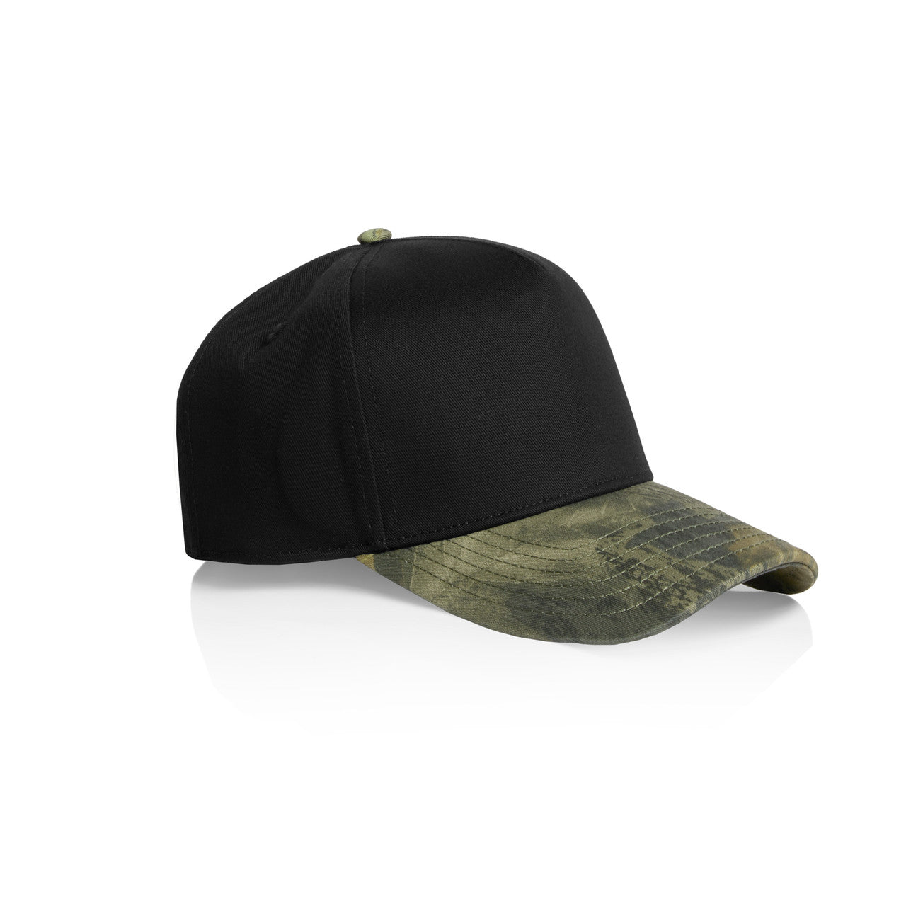 Frame Two-Tone Camo Cap - BLACK_TREE_CAMO - SIDE