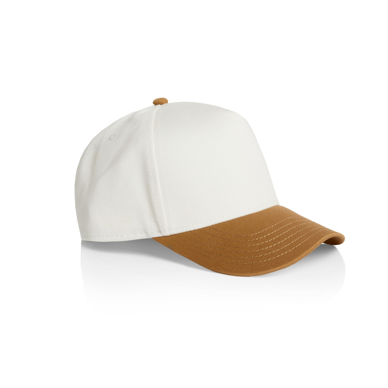 Frame Two-Tone Cap - NATURAL/CAMEL - SIDE