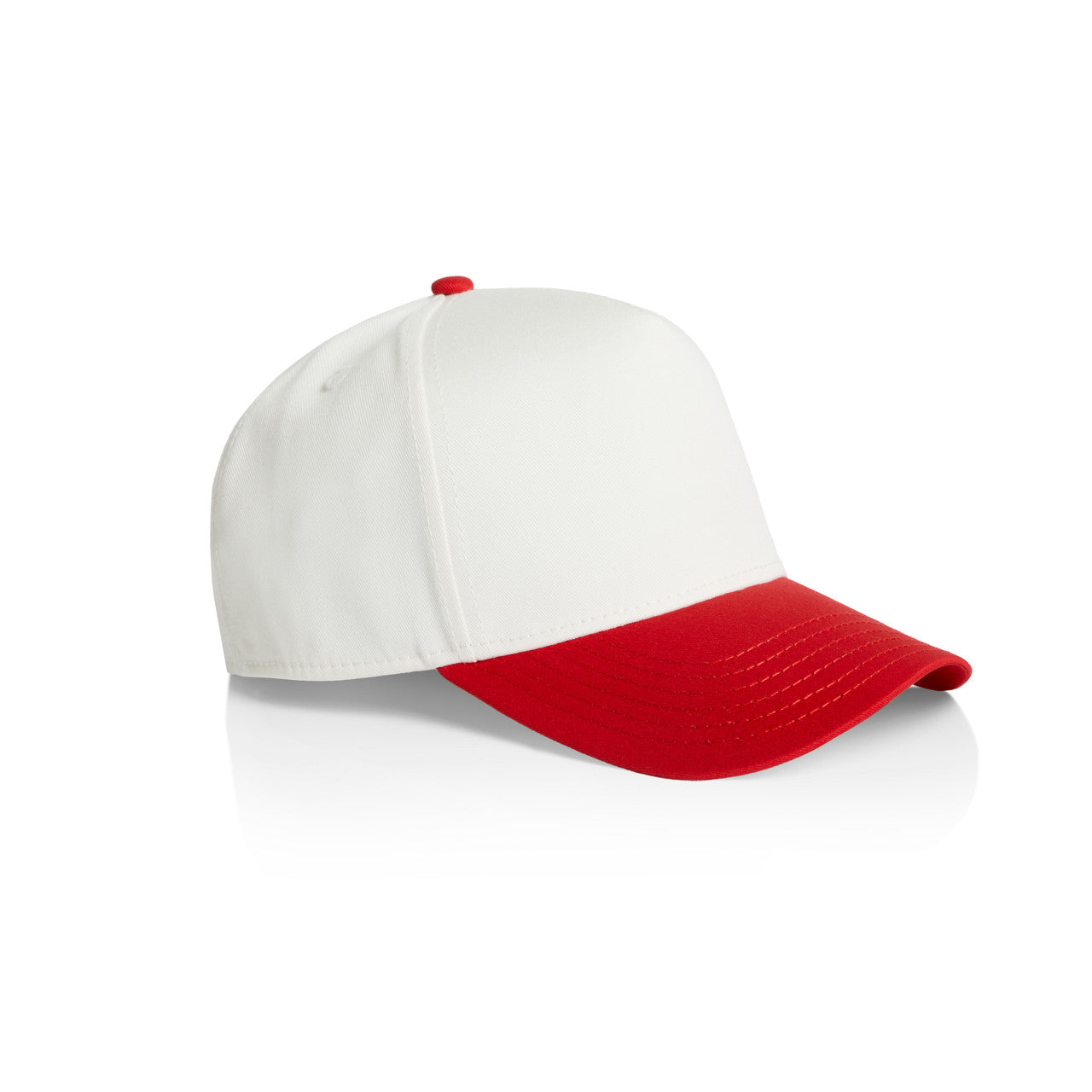 Frame Two-Tone Cap - NATURAL/RED - SIDE