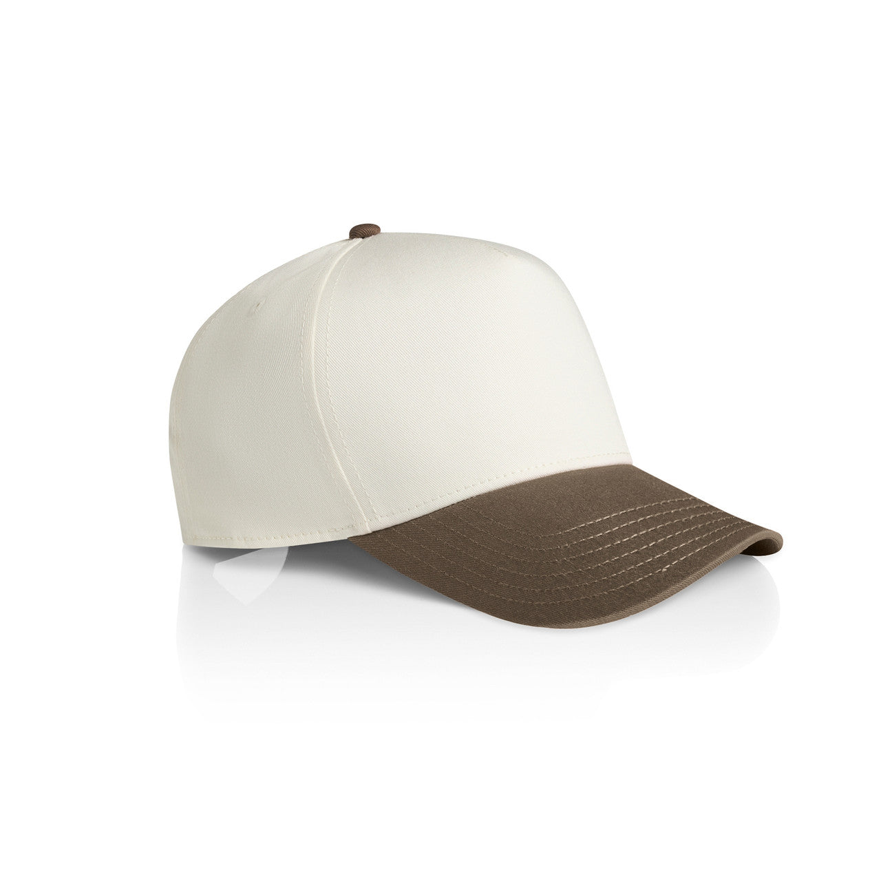 Frame Two-Tone Cap - NATURAL/WALNUT - SIDE