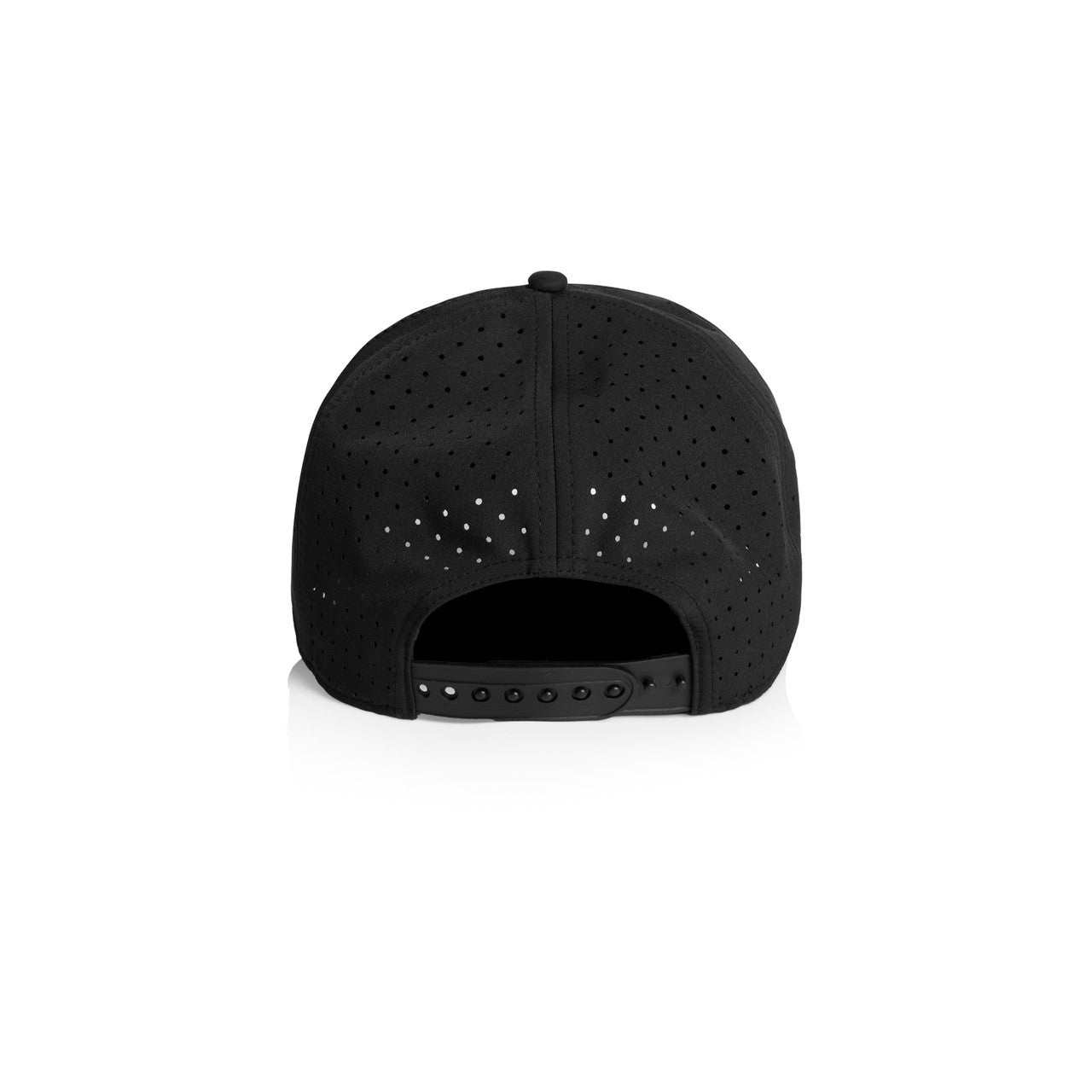 Frame Perforated Cap - BLACK - BACK
