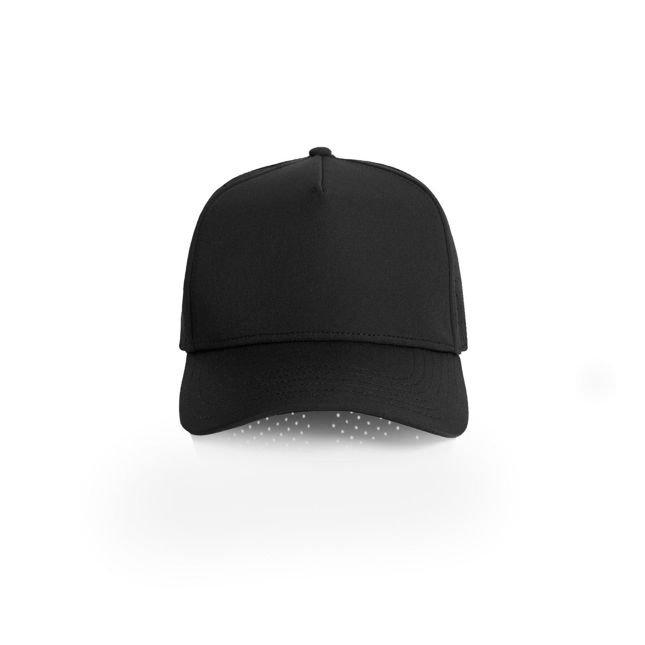 Frame Perforated Cap - Black
