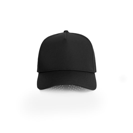 Frame Perforated Cap - Black