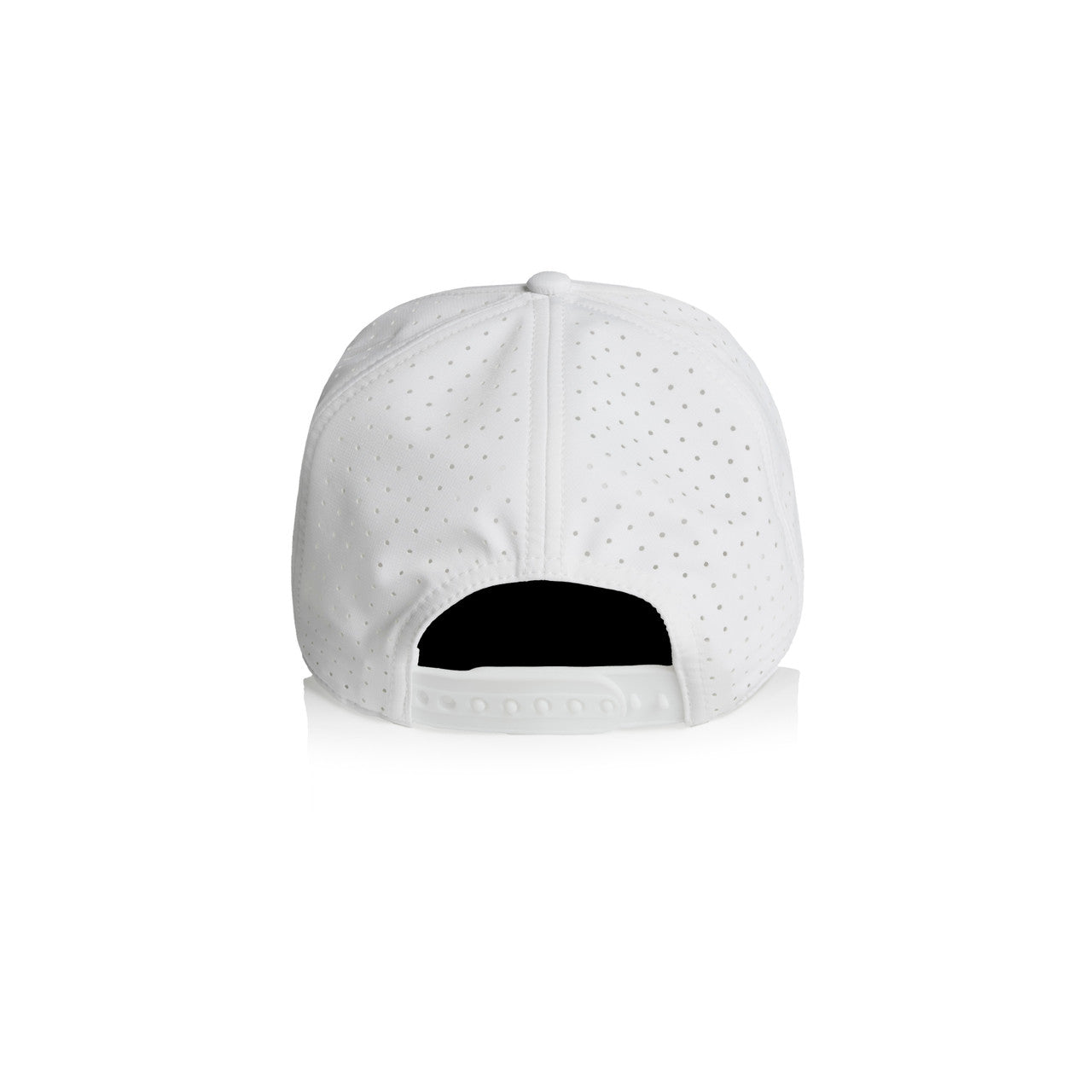 Frame Perforated Cap - WHITE - BACK