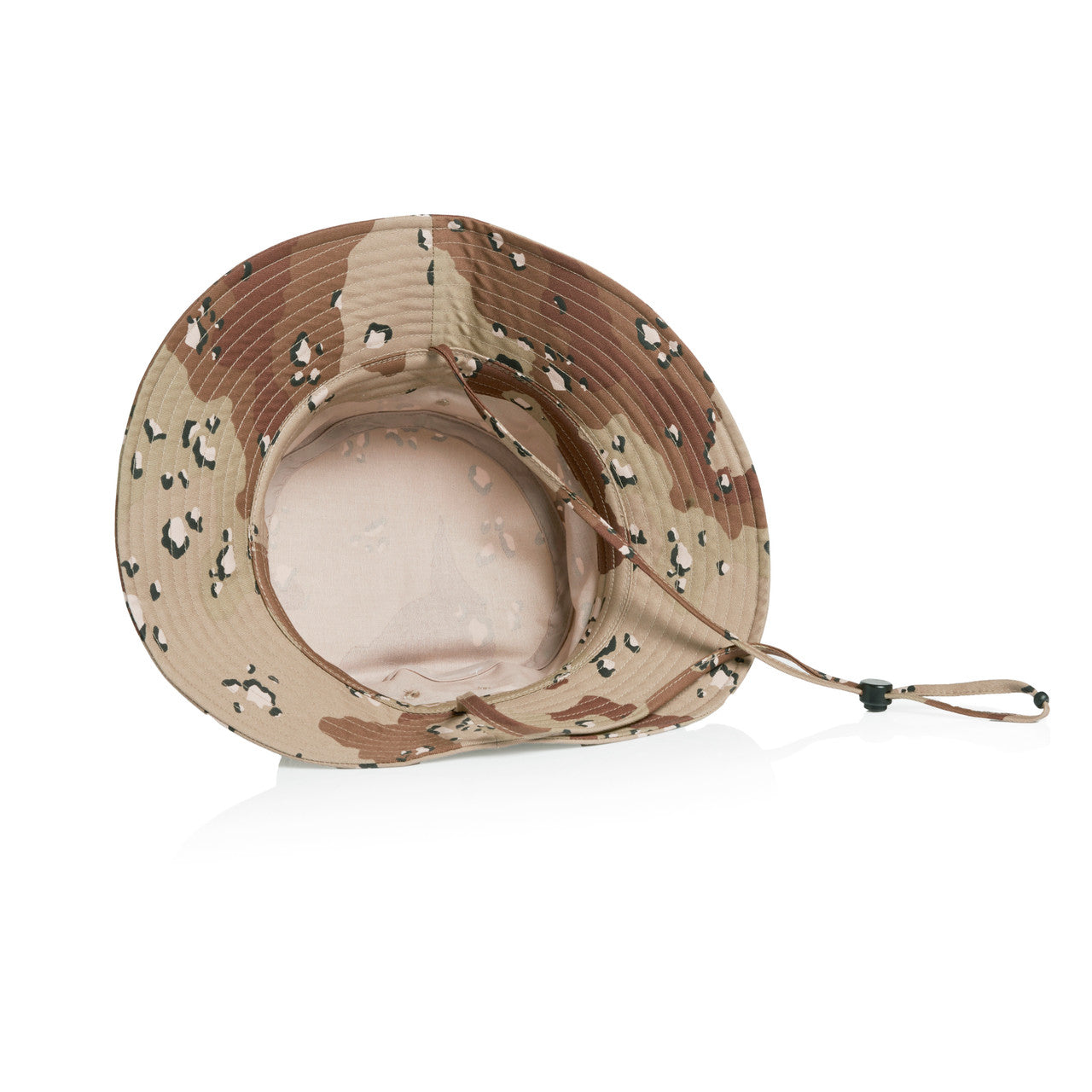 Wide Brim Camo Bucket Hat – Cap - DESERT CAMO - BACK