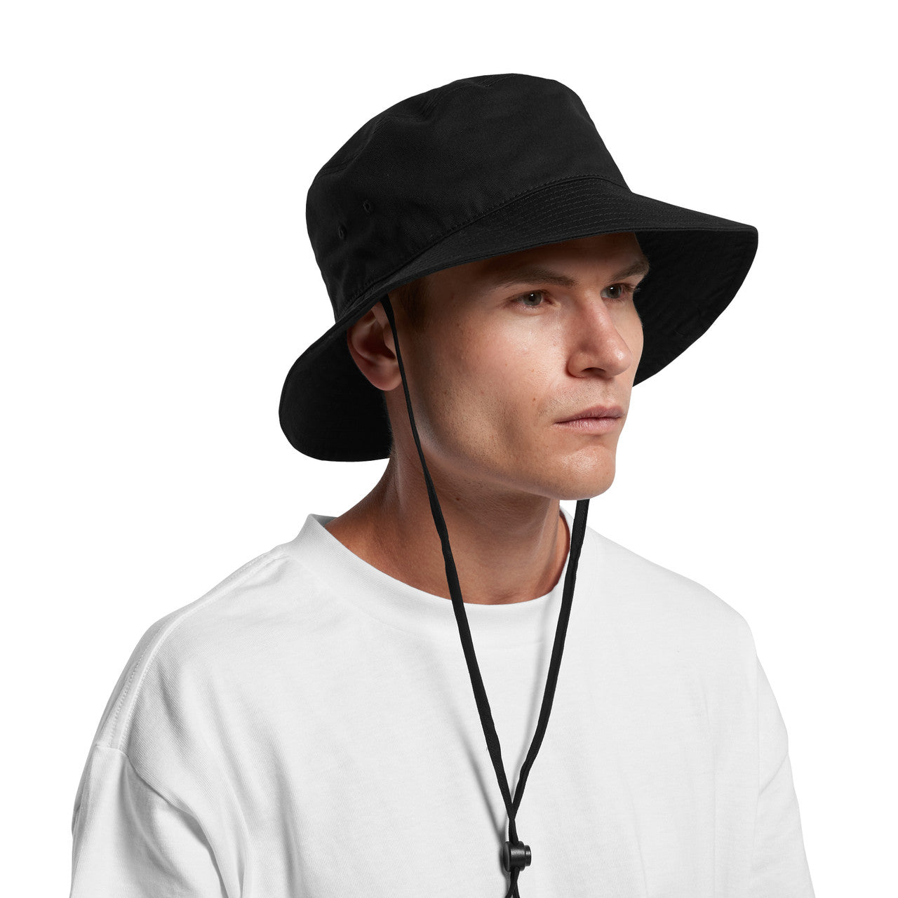 Wide Brim Bucket Hat – Cap - FRONT