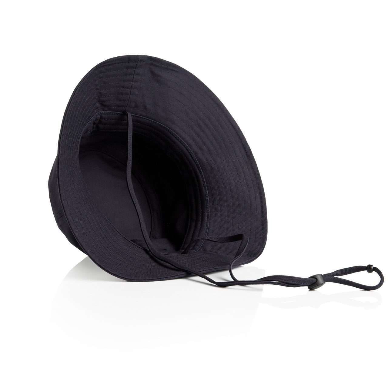 Wide Brim Bucket Hat – Cap - NAVY - BACK