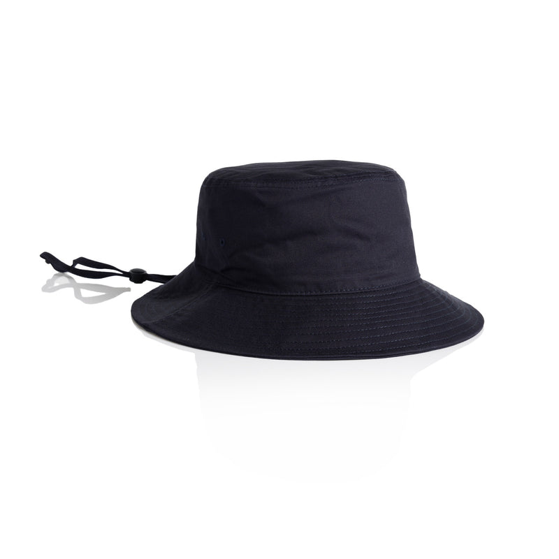 Wide Brim Bucket Hat – Cap - Black