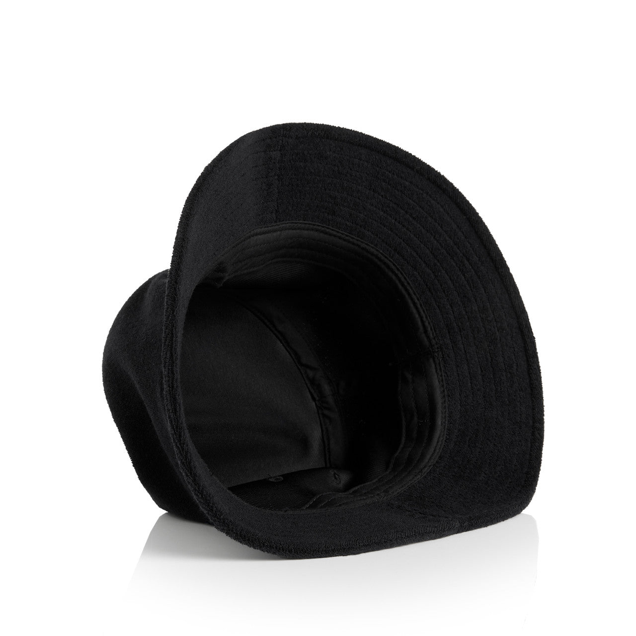 Terry Bucket Hat – Cap - BLACK - BACK