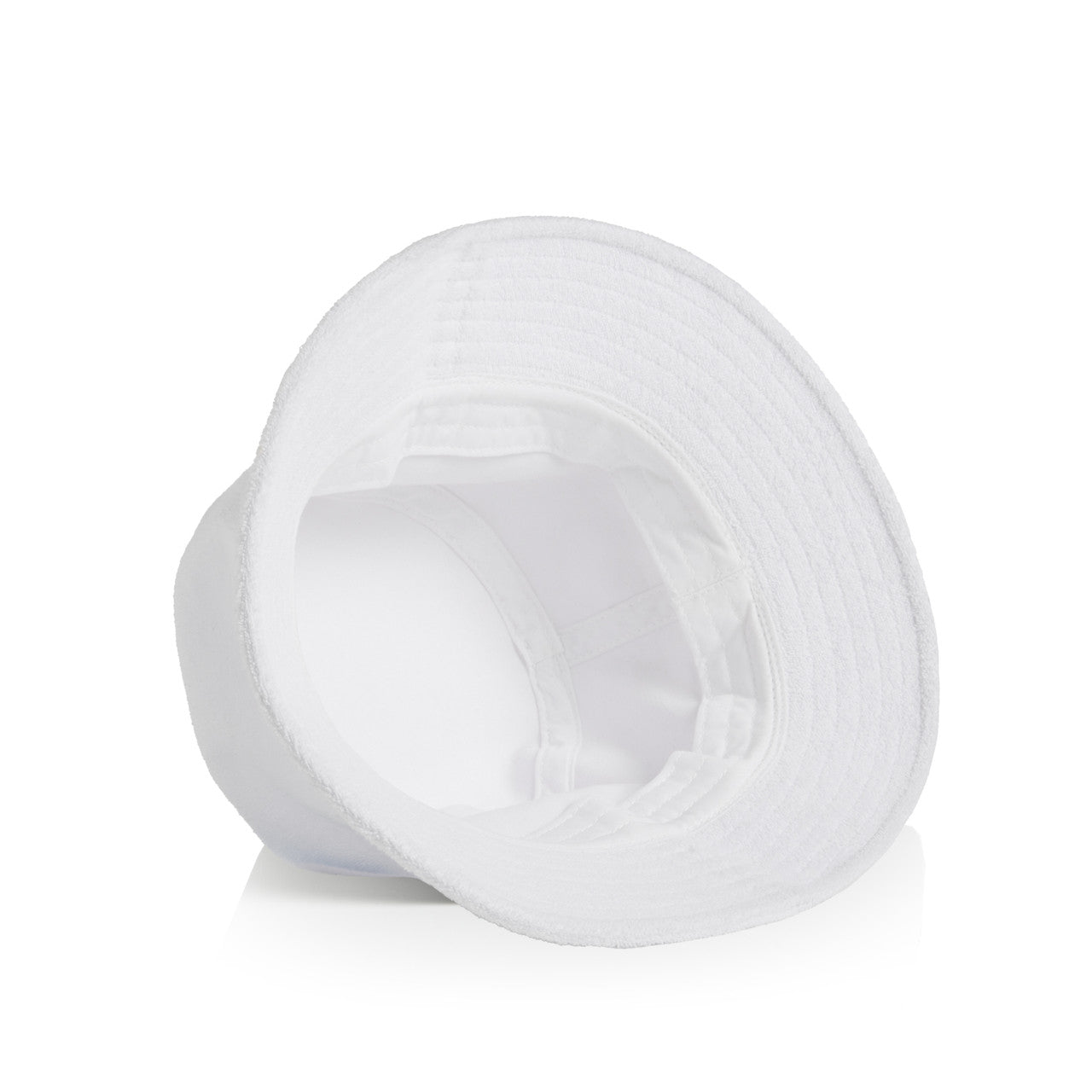 Terry Bucket Hat – Cap - WHITE - BACK