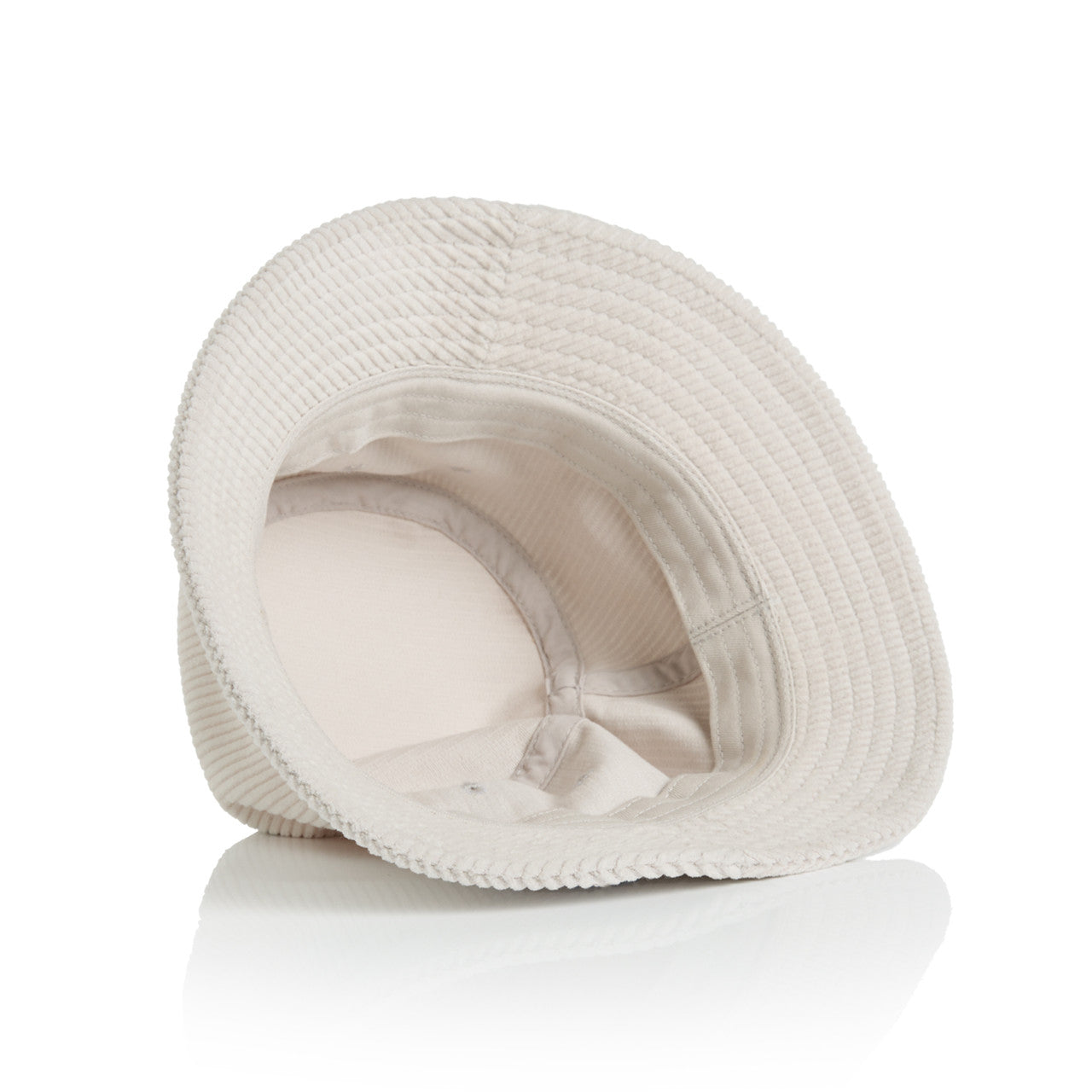 Cord Bucket Hat – Cap - BONE - BACK