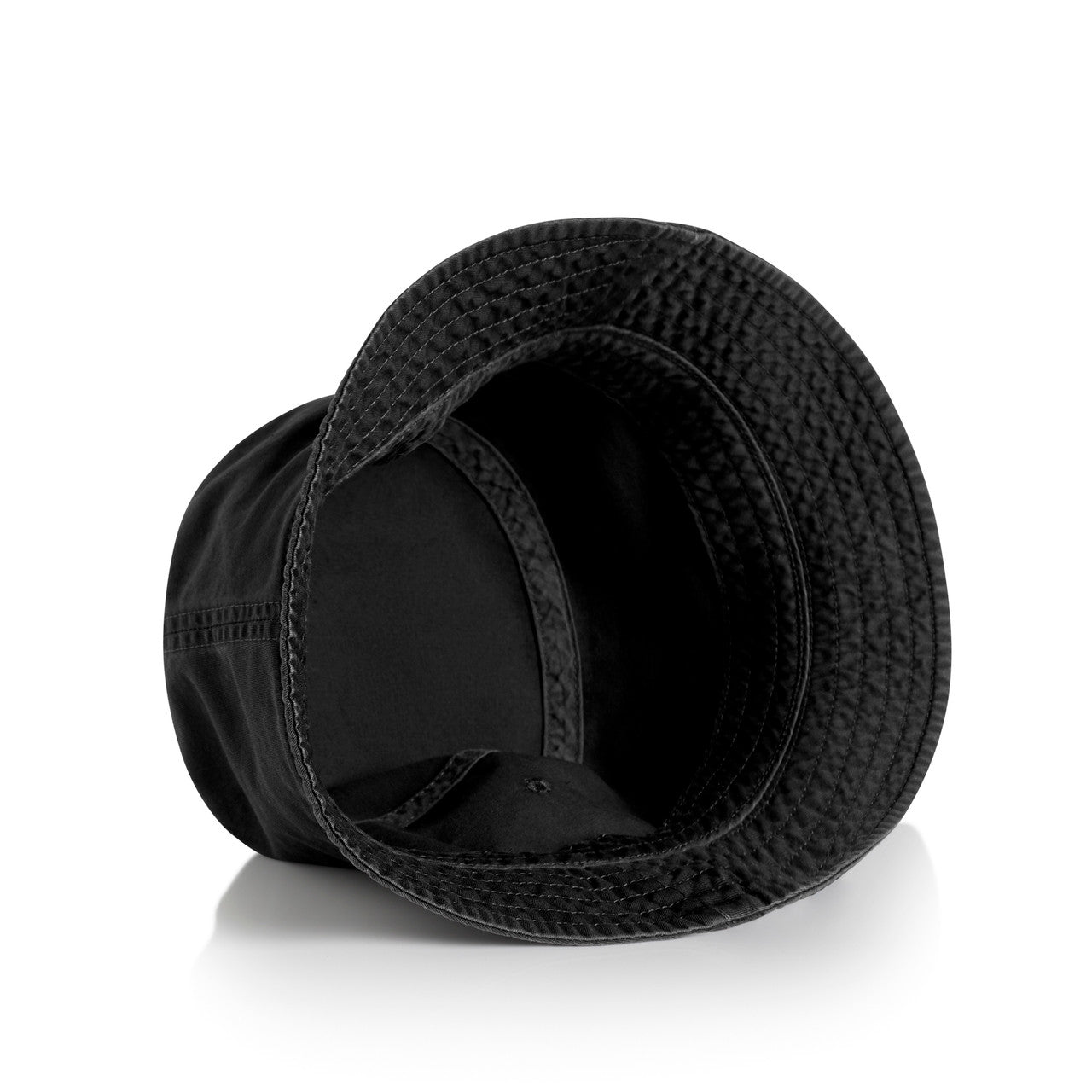 Faded Bucket Hat – Cap - FADED BLACK - BACK