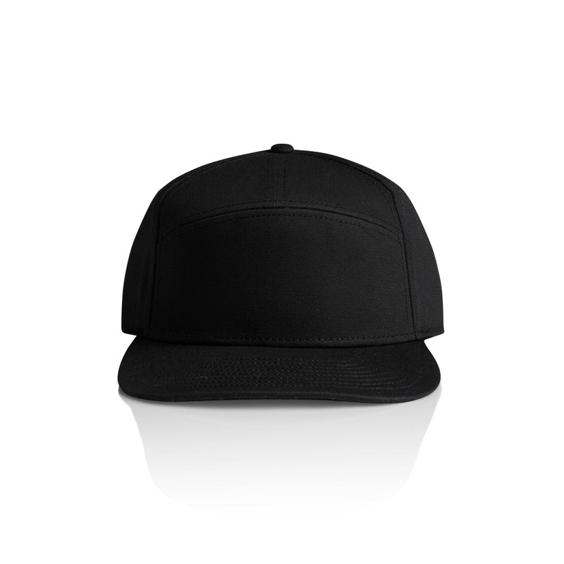 Stock 7-panel Cap - Black